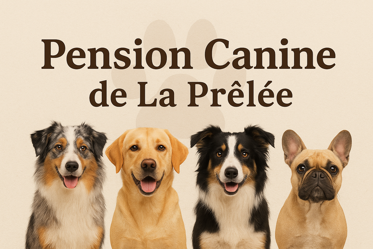 Les chiens de la Pension Canine de La Prêlée